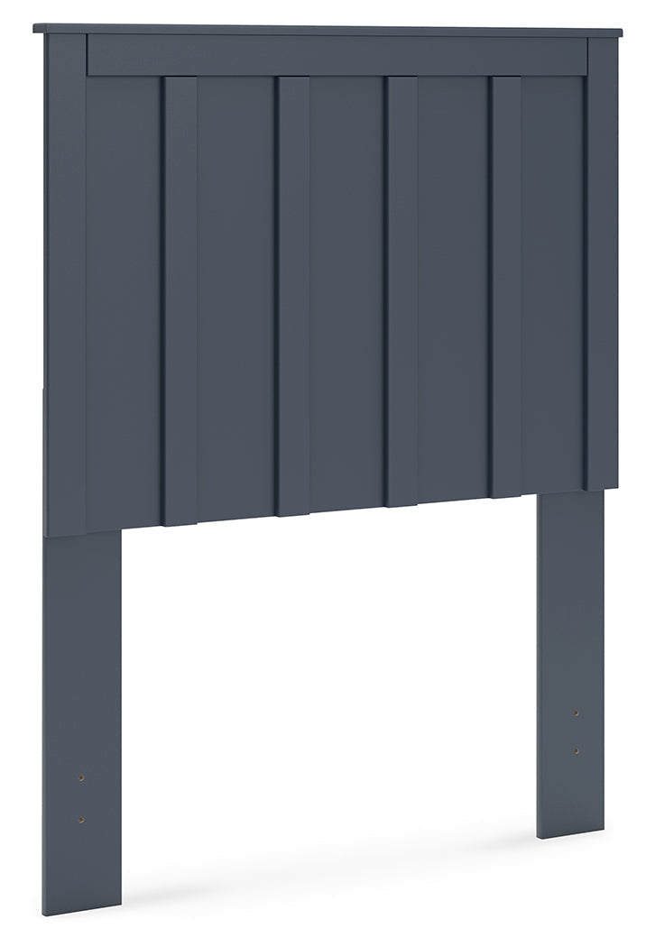 Simmenfort Navy Blue Twin Panel Headboard (Online Special Price) - Ornate Home