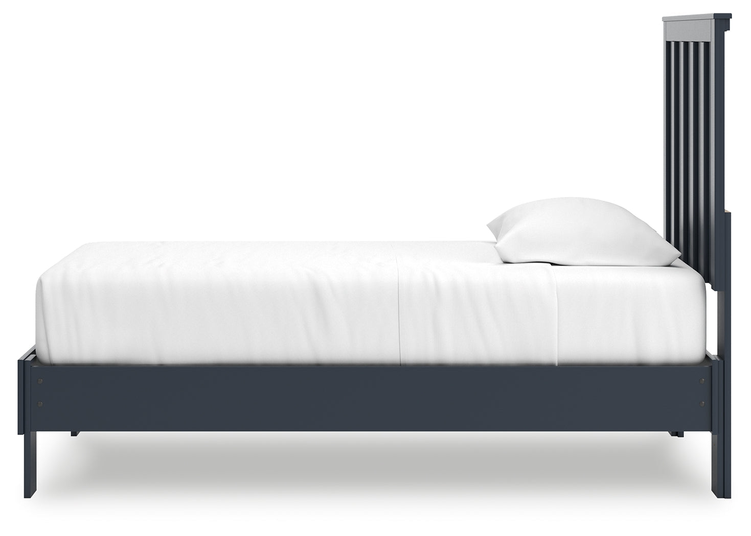 Simmenfort Navy Blue Twin Platform Youth Bed (Online Special Price) - Ornate Home