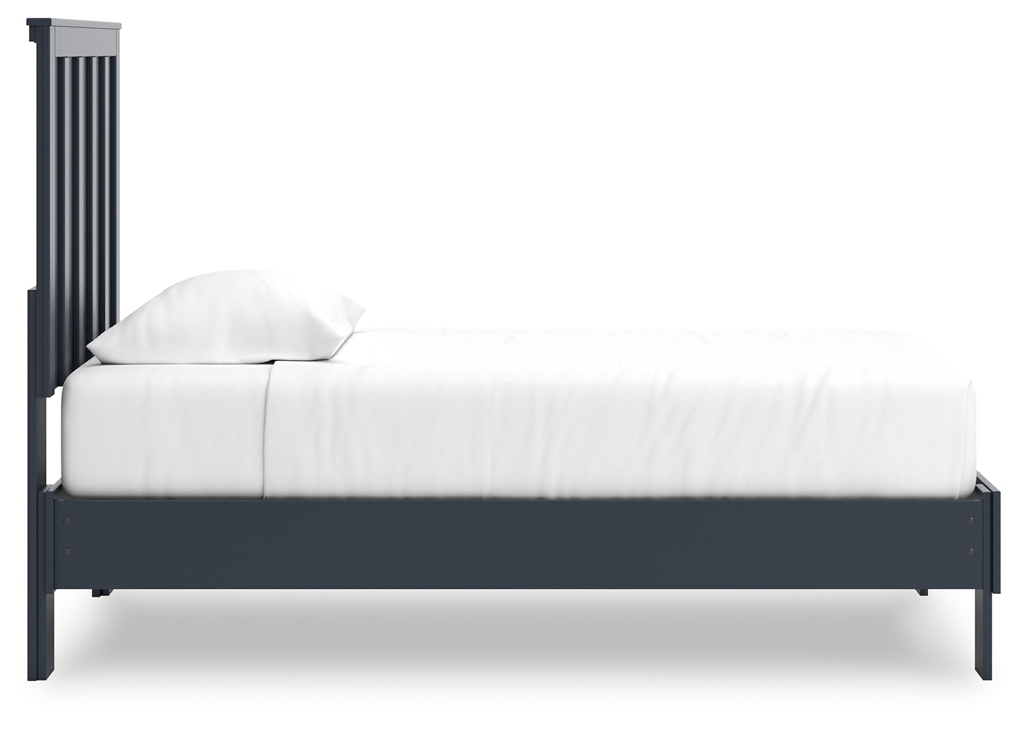 Simmenfort Navy Blue Twin Platform Youth Bed (Online Special Price) - Ornate Home