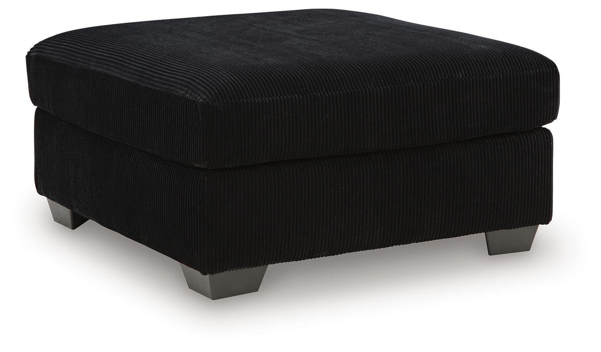 SimpleJoy Onyx Oversized Accent Ottoman - Ornate Home