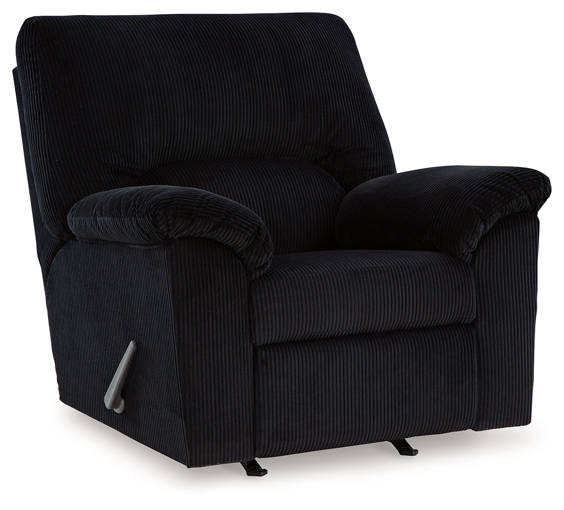 SimpleJoy Onyx Rocker Recliner - Ornate Home