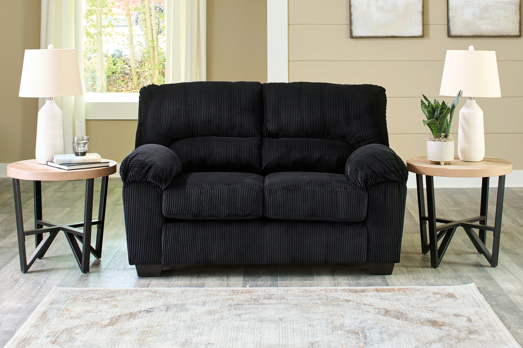 SimpleJoy Onyx Sofa, Loveseat and Recliner - Ornate Home