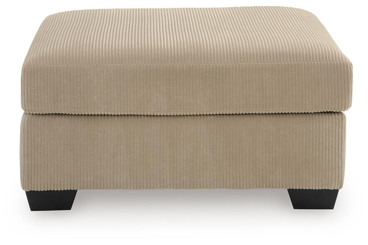 SimpleJoy Sand 3-Piece Sectional and Ottoman (Online Special Price) - Ornate Home