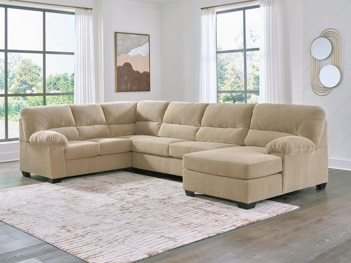 SimpleJoy Sand 3-Piece Sectional with RAF Chaise (Online Special Price) - Ornate Home