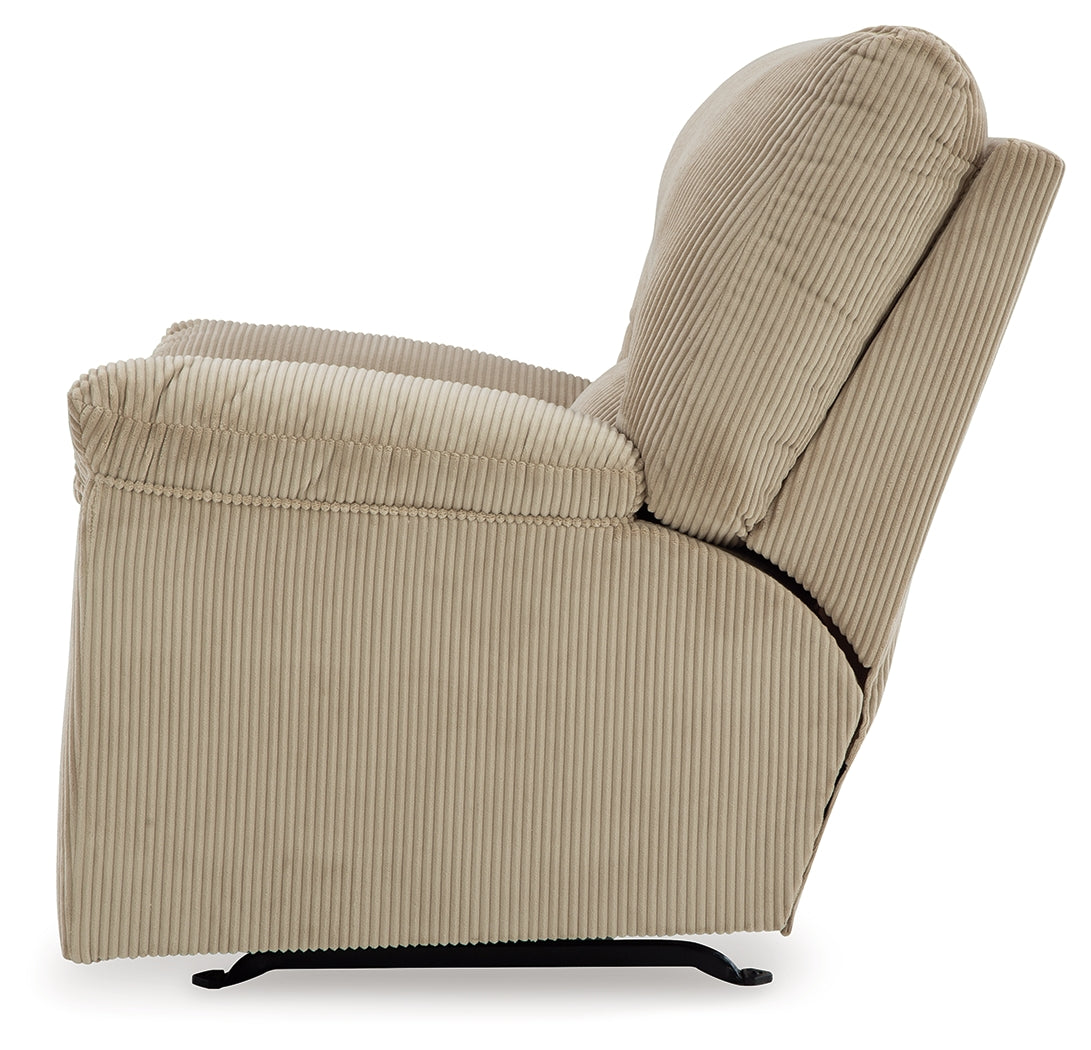 SimpleJoy Sand Rocker Recliner (Online Special Price) - Ornate Home