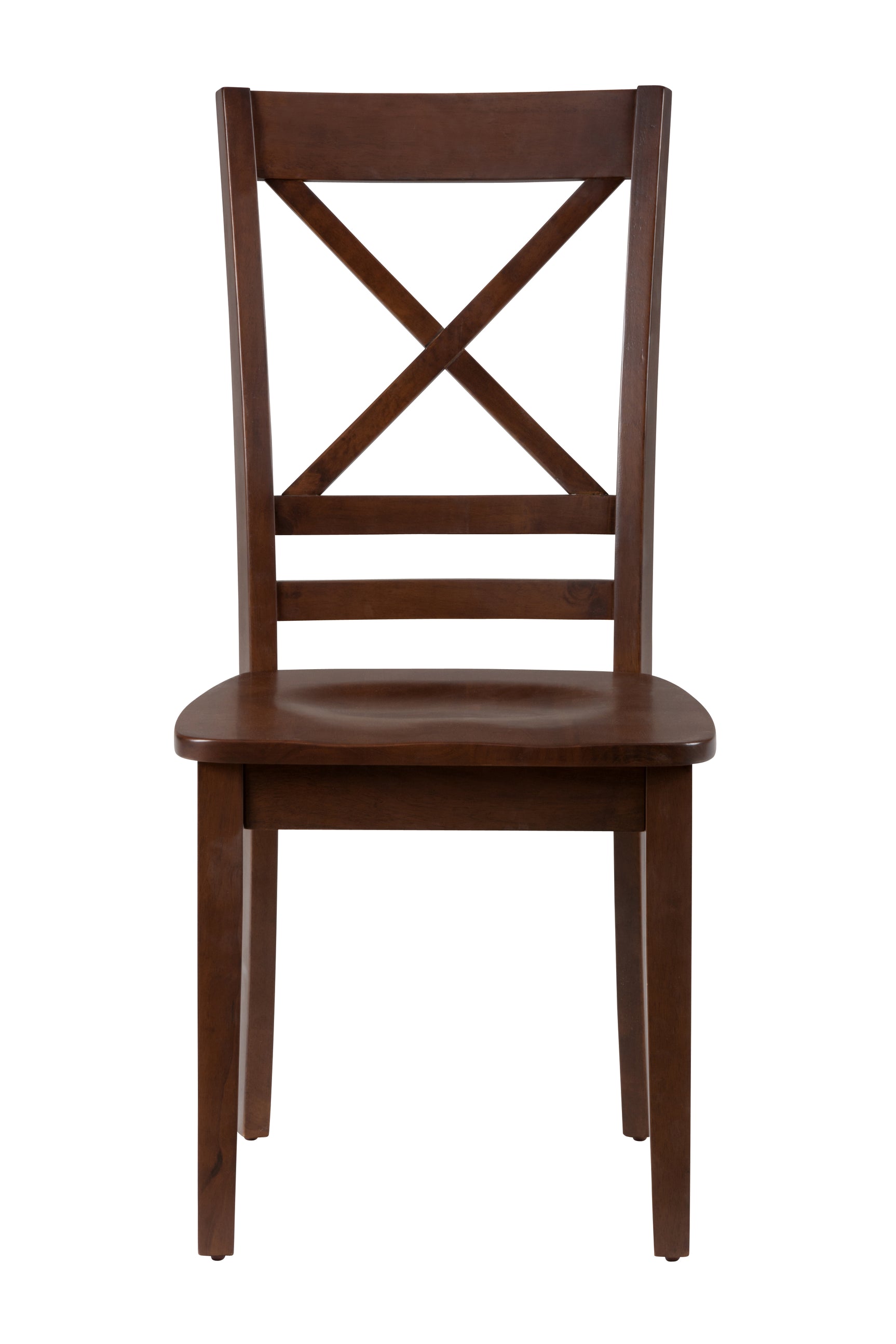 Simplicity Caramel X Back Chair (Set of 2) - Ornate Home