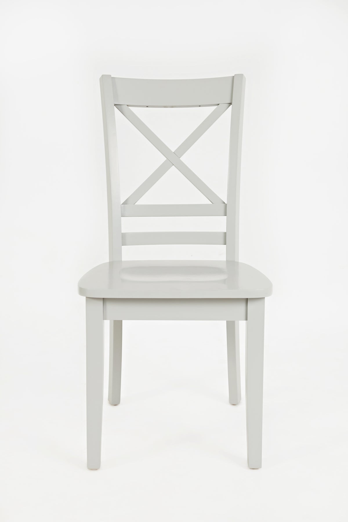 Simplicity Dove Rect. Dining Table w/ 4 X-Back Chairs - Ornate Home