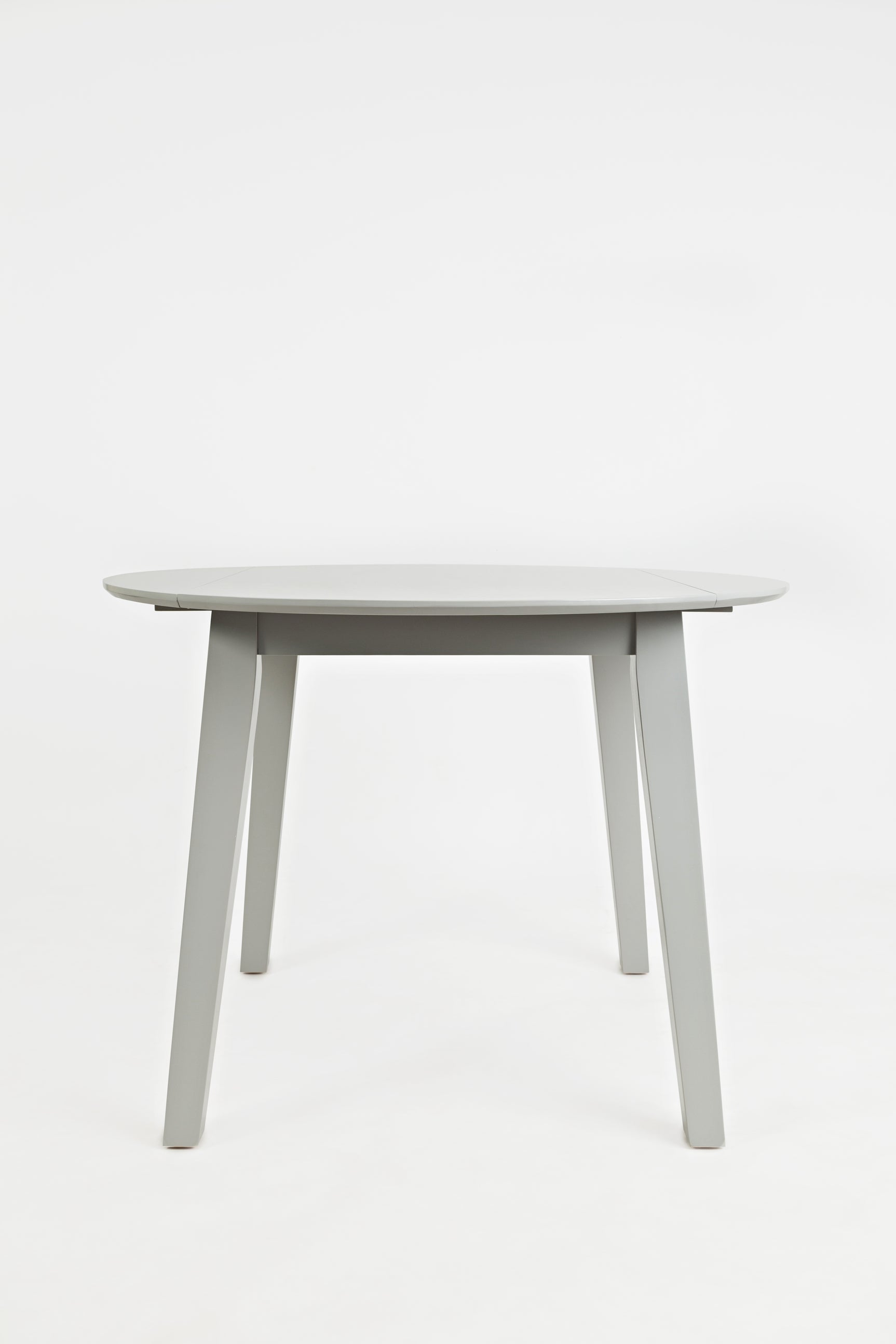 Simplicity Dove Round Dropleaf Table - Ornate Home