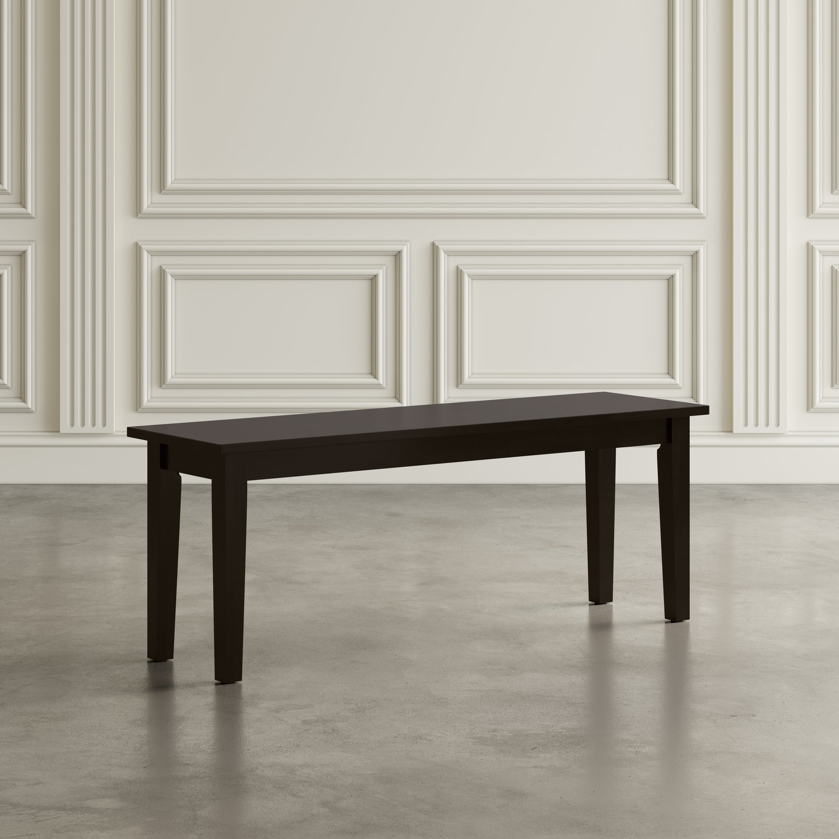 Simplicity Espresso Bench - Ornate Home