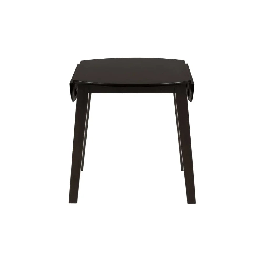 Simplicity Espresso Round Dropleaf Table - Ornate Home