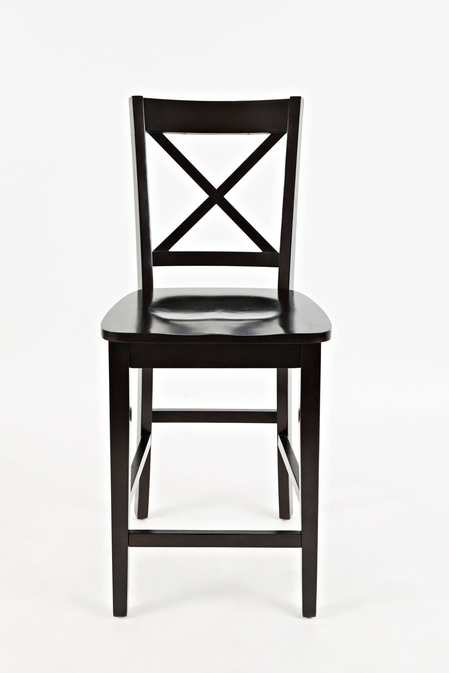 Simplicity Espresso X Back Stool (Set of 2) - Ornate Home