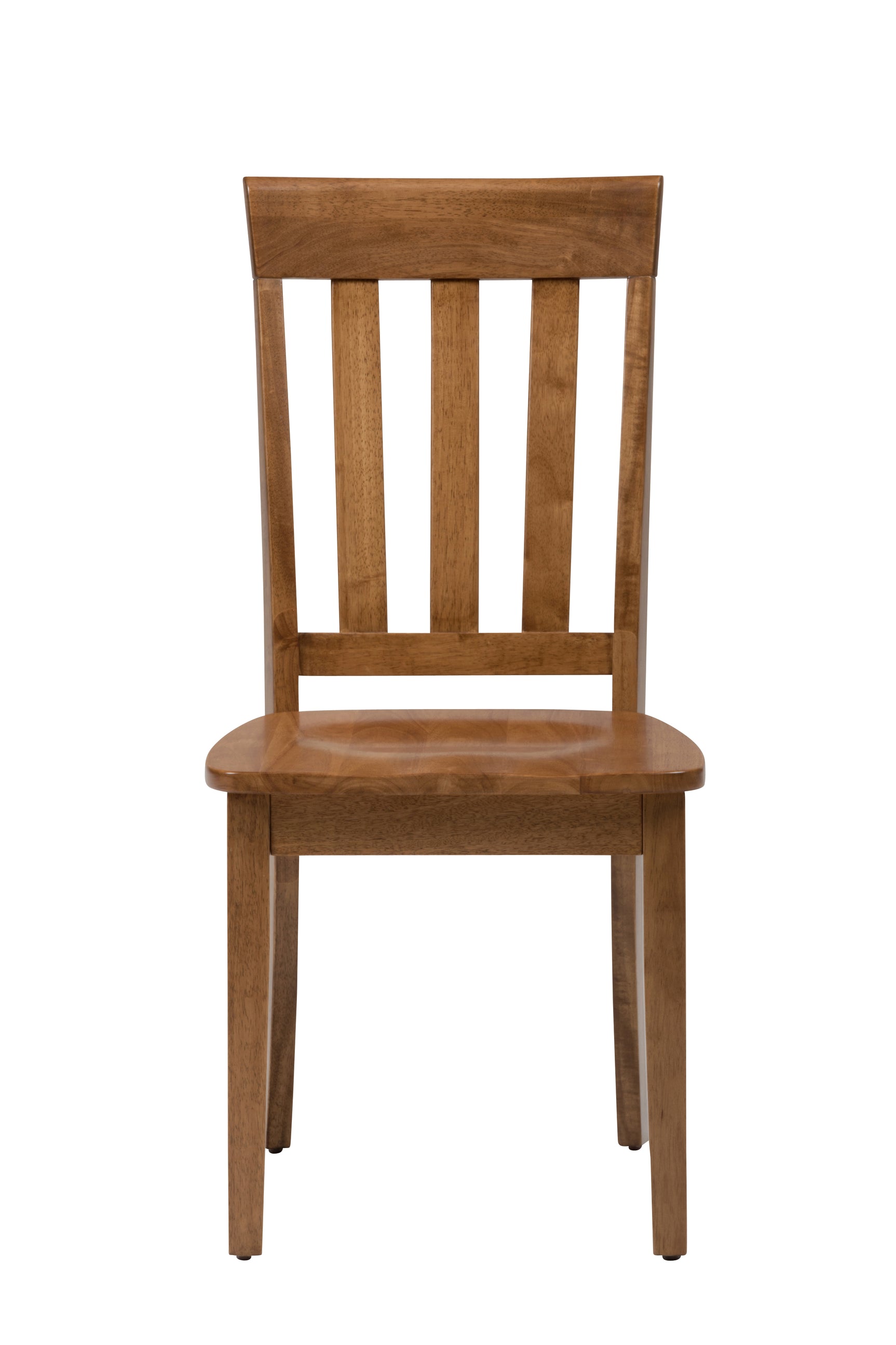 Simplicity Honey Slatback Chair (Set of 2) - Ornate Home