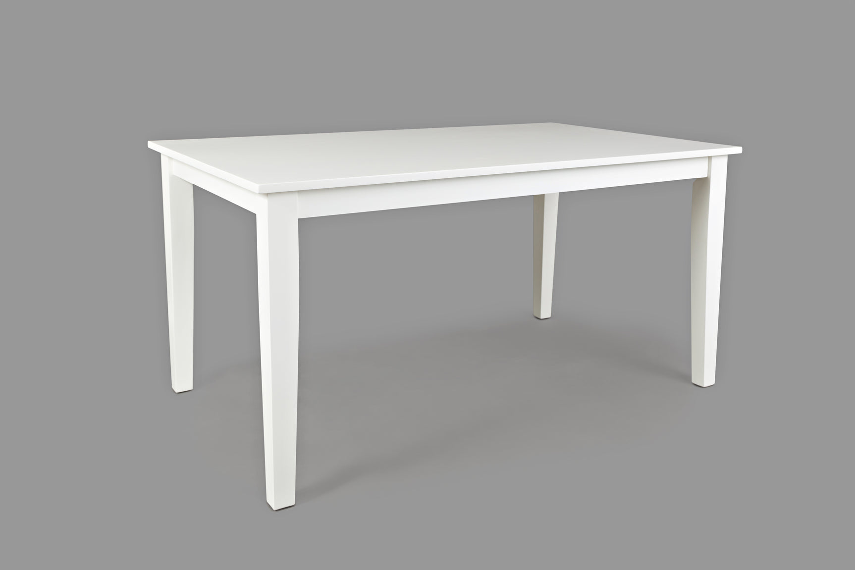 Simplicity Paperwhite Rect. Dining Dining Table w/ 4 X-Back Chairs, Bench - Ornate Home