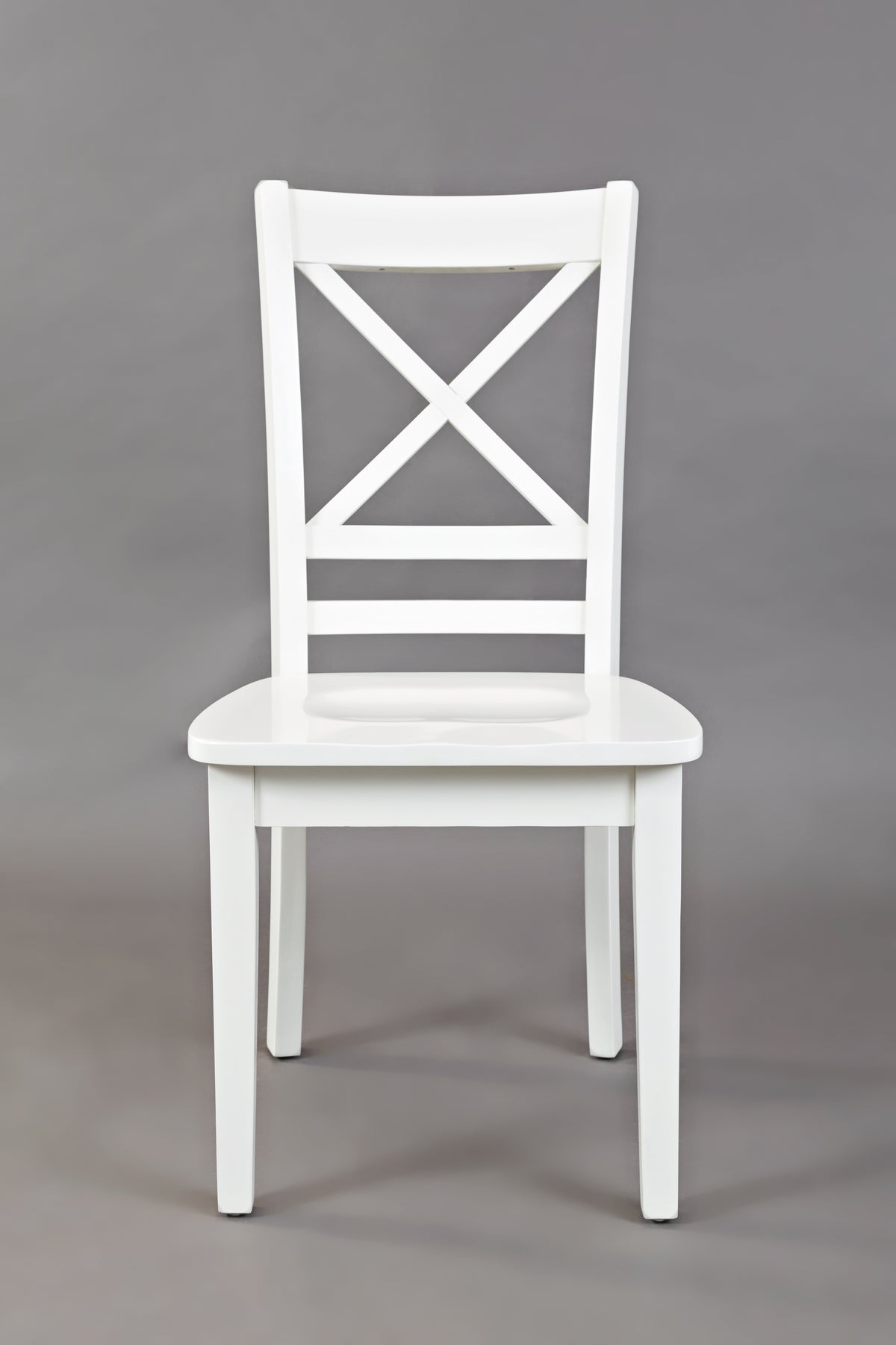 Simplicity Paperwhite Rect. Dining Dining Table w/ 6 X-Back Chairs - Ornate Home