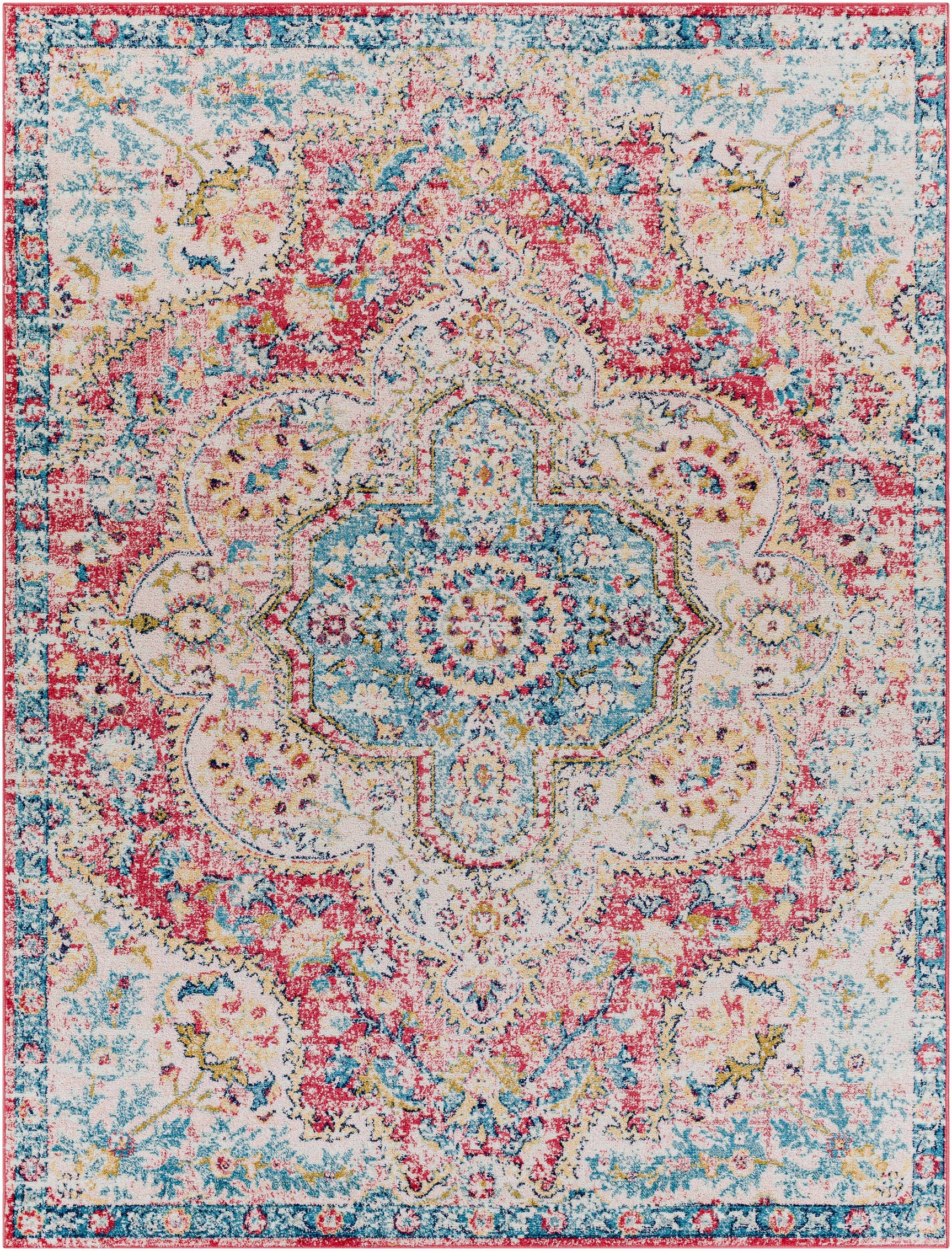 Simsbury Red Area Rug - Ornate Home