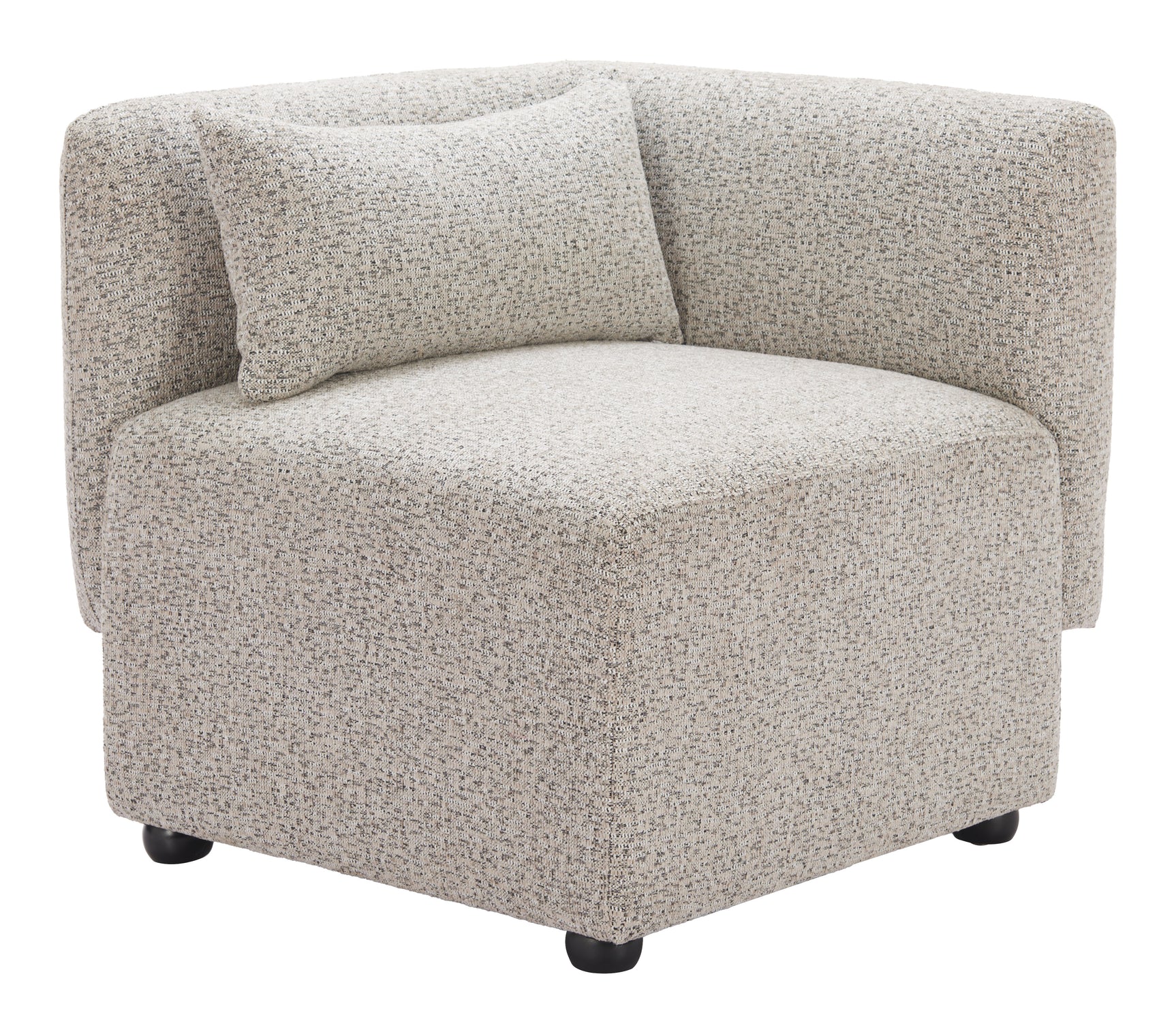 Simu Dune Greige Corner Chair - Ornate Home