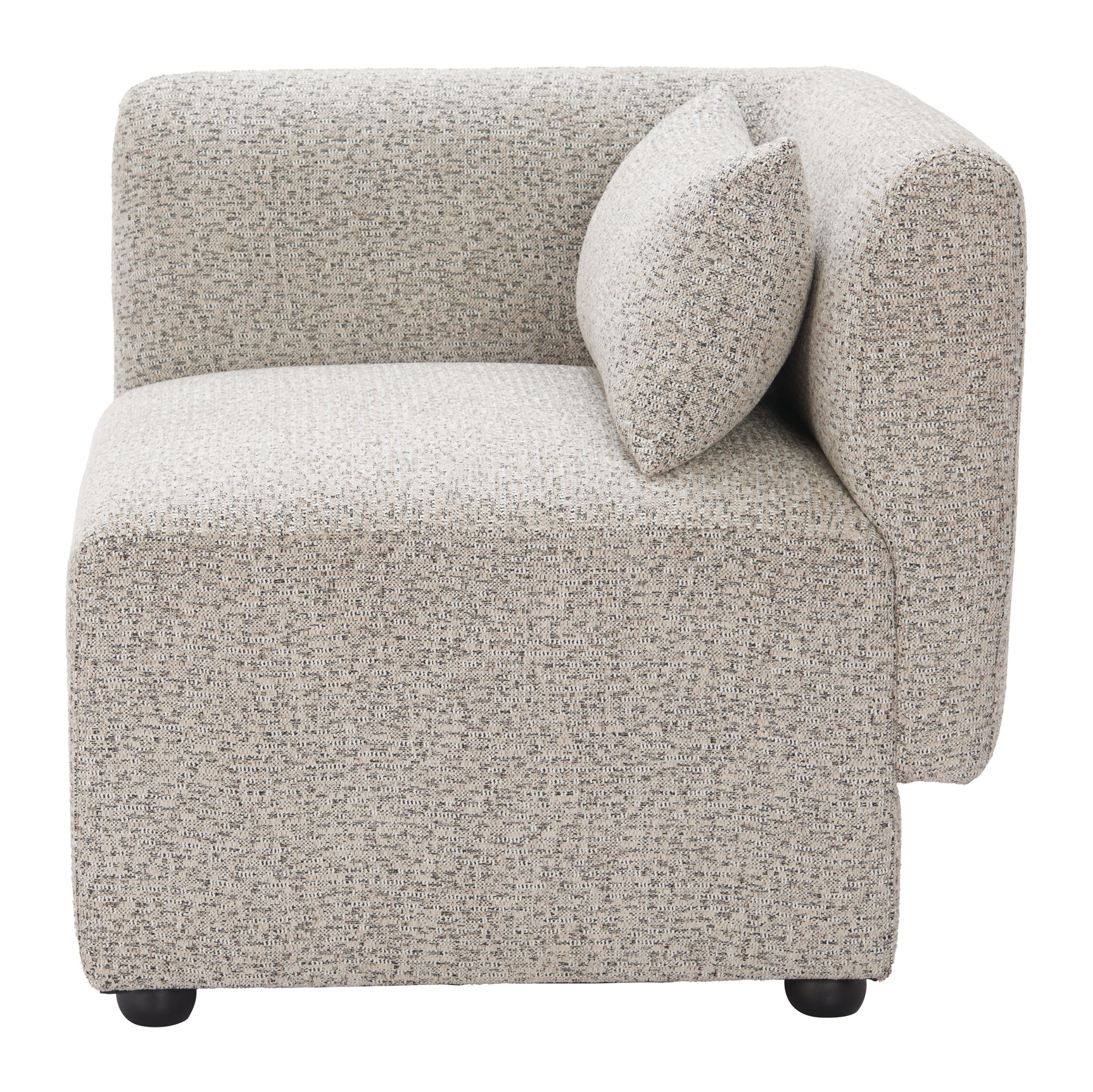 Simu Dune Greige Corner Chair - Ornate Home