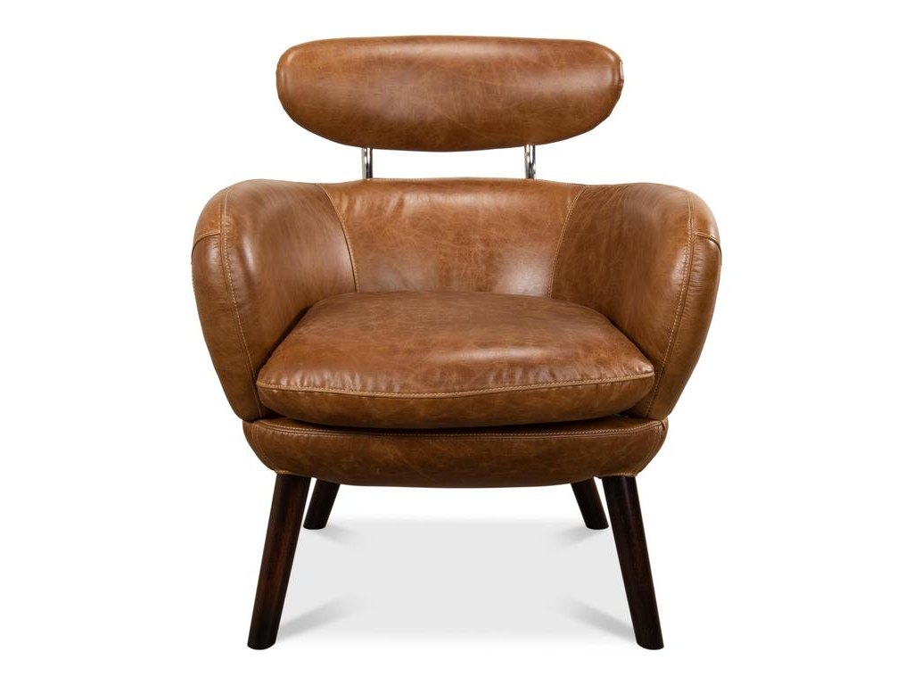 Sinclair Brown Arm Chair - Ornate Home