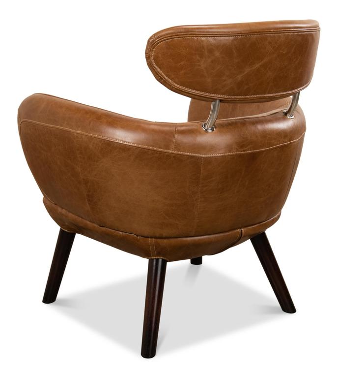 Sinclair Brown Arm Chair - Ornate Home