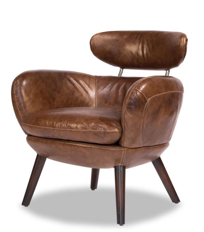 Sinclair Brown Arm Chair - Ornate Home