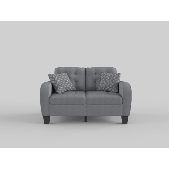 Sinclair Gray Loveseat - Ornate Home