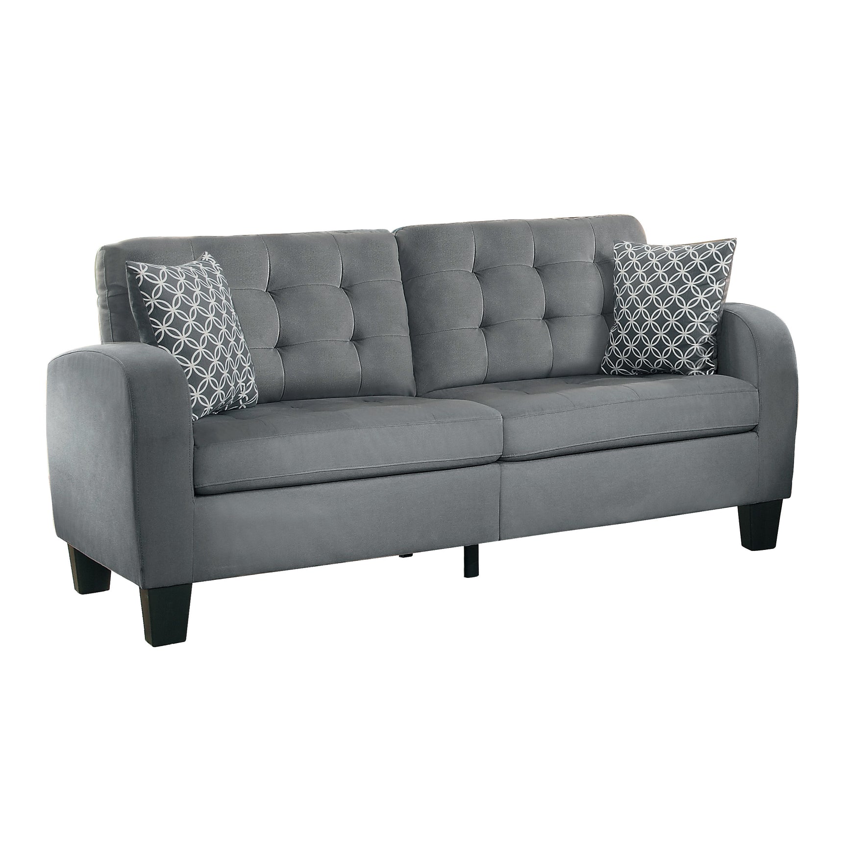 Sinclair Gray Sofa & Loveseat - Ornate Home