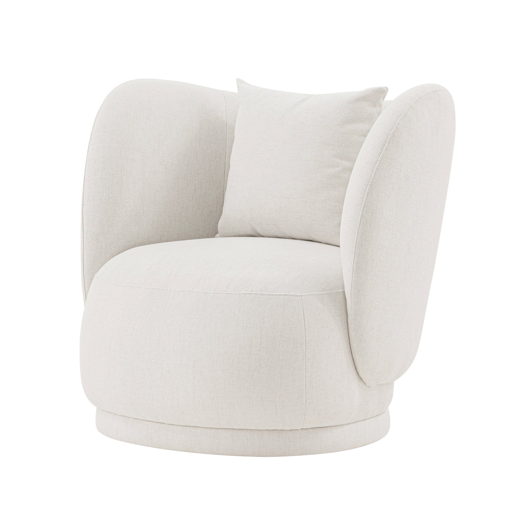Siri Accent Chair in Cream - Ornate Home