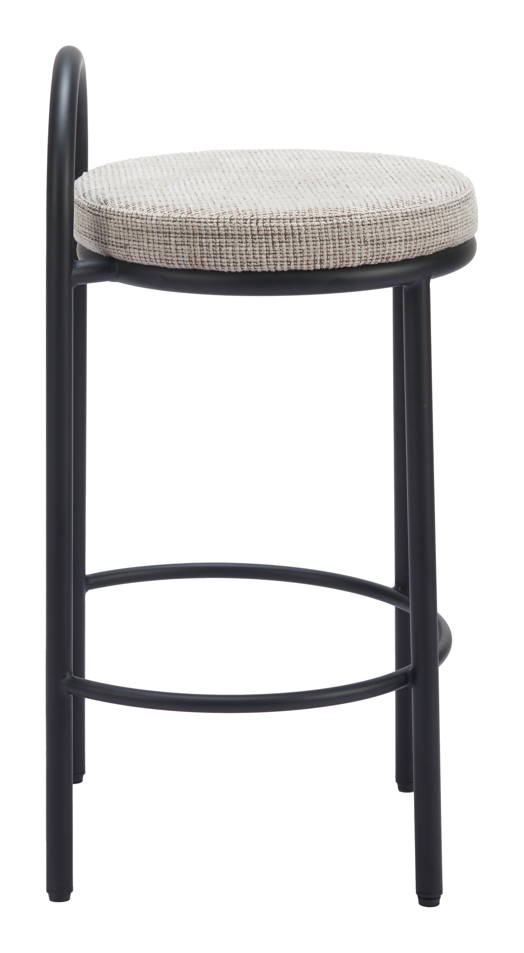 Sisal Beige Tweed Counter Stool (Set of 2) - Ornate Home