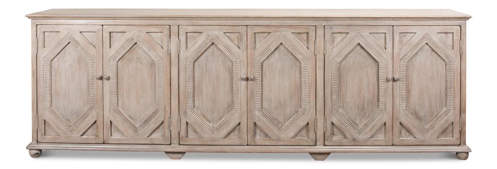Six Diamonds Grey Sideboard - Ornate Home