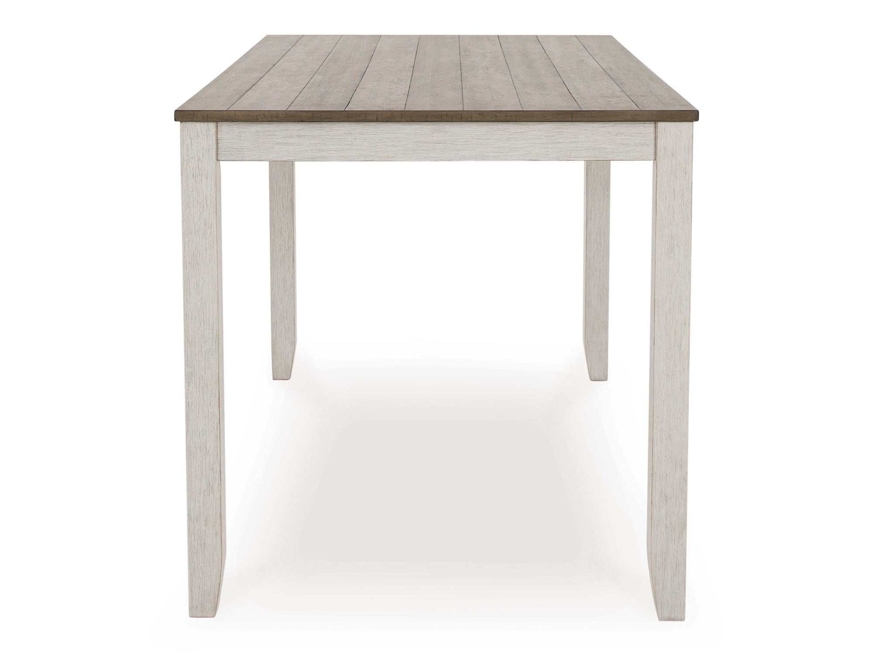 Skempton Counter Height White/Light Brown Dining Room Set / 7pc - Ornate Home