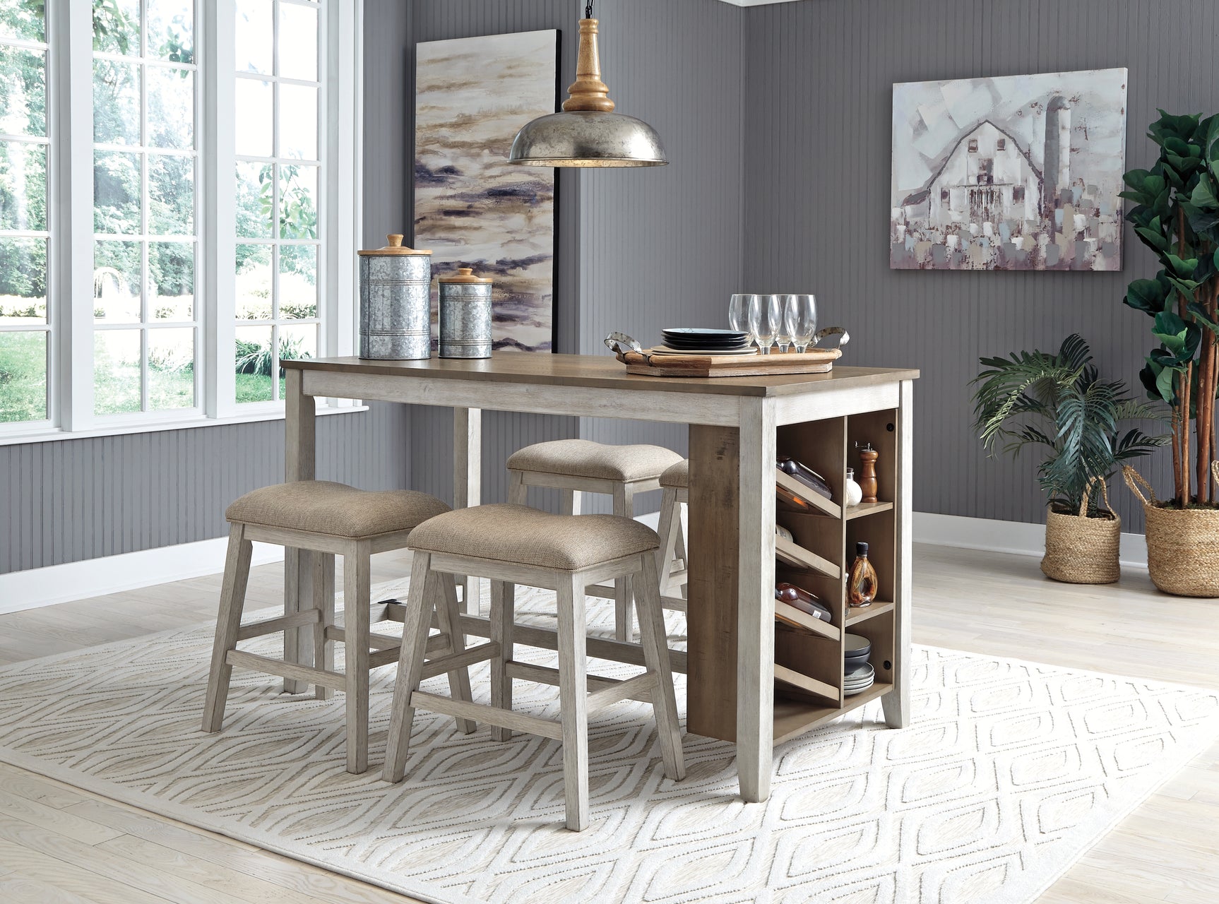 Skempton Dining Set - Ornate Home