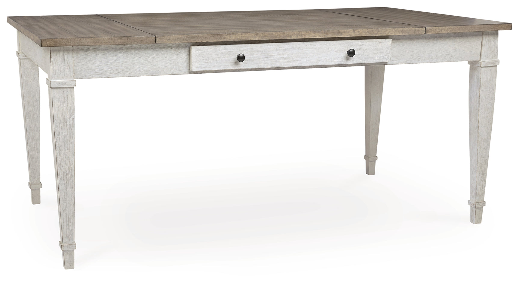 Skempton White/Light Brown Dining Table and 6 Chairs (Online Special Price) - Ornate Home
