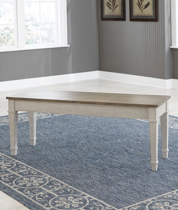 Skempton White/Light Brown Storage Bench (Online Special Price) - Ornate Home