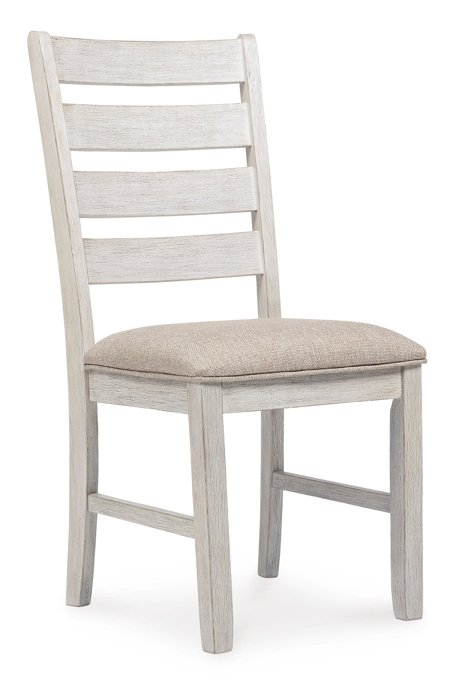 Skempton White/Light Brown Upholstered Barstool (Set of 2) - Ornate Home