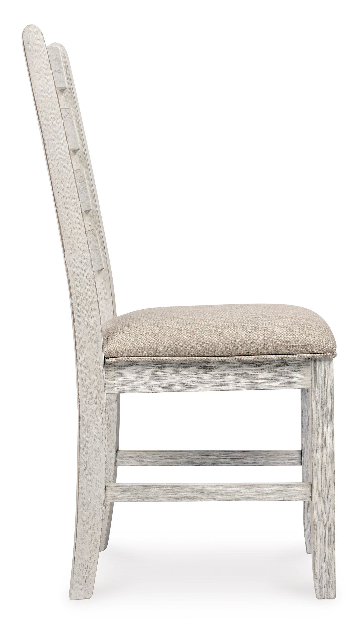 Skempton White/Light Brown Upholstered Barstool (Set of 2) - Ornate Home