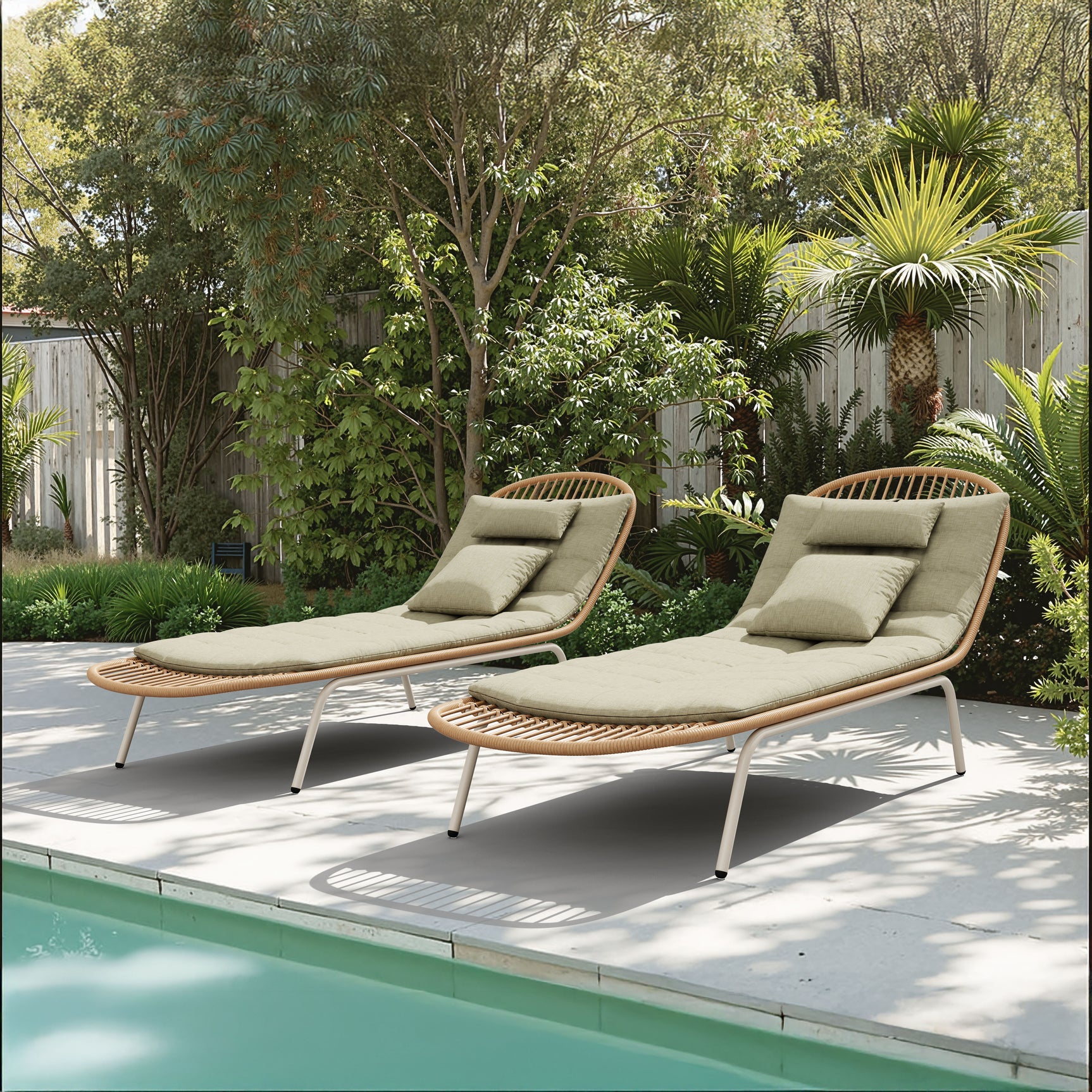 Skim Multicolor Chaise Lounge - Ornate Home