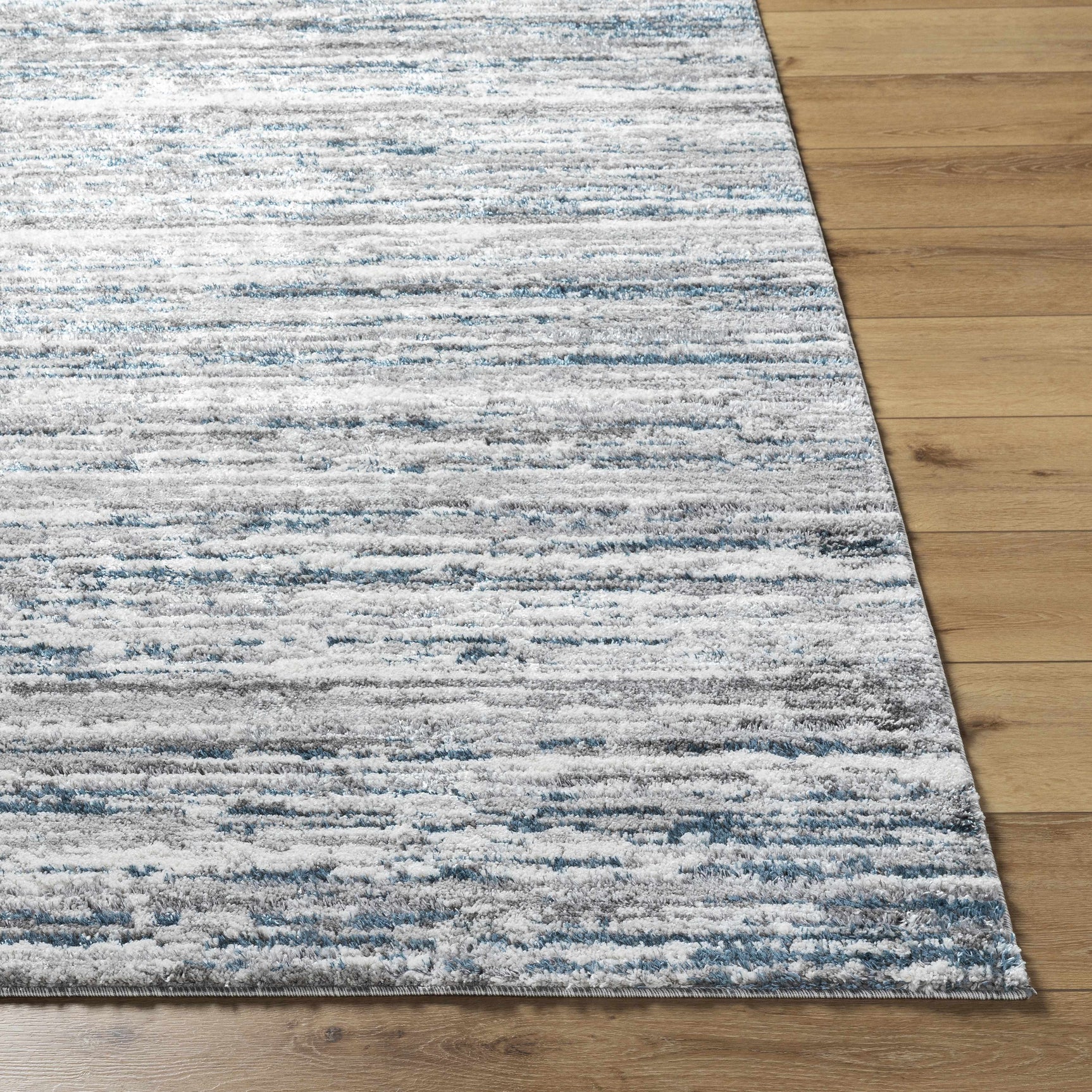 Skule Gray & Blue Area Rug - Ornate Home