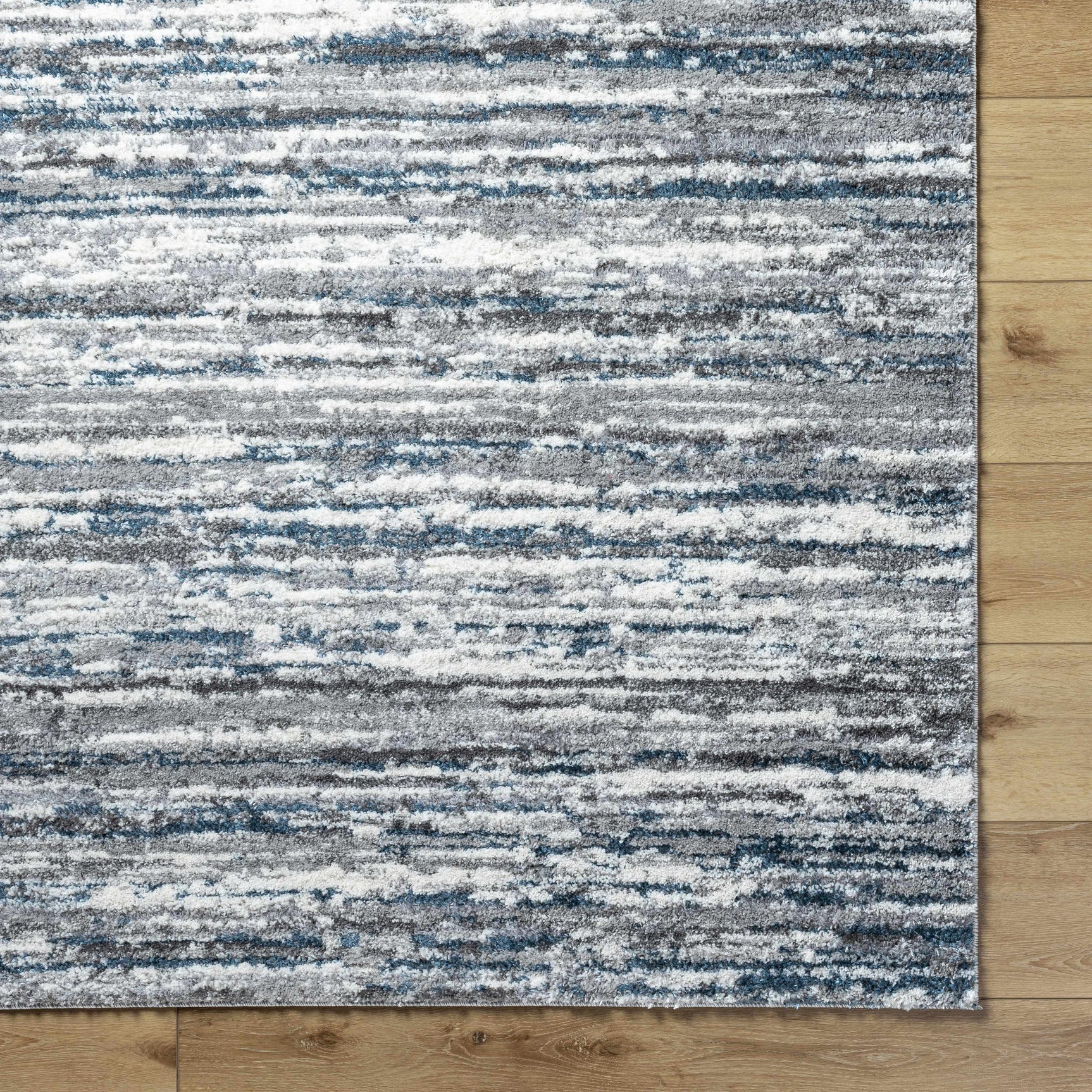Skule Gray & Blue Area Rug - Ornate Home