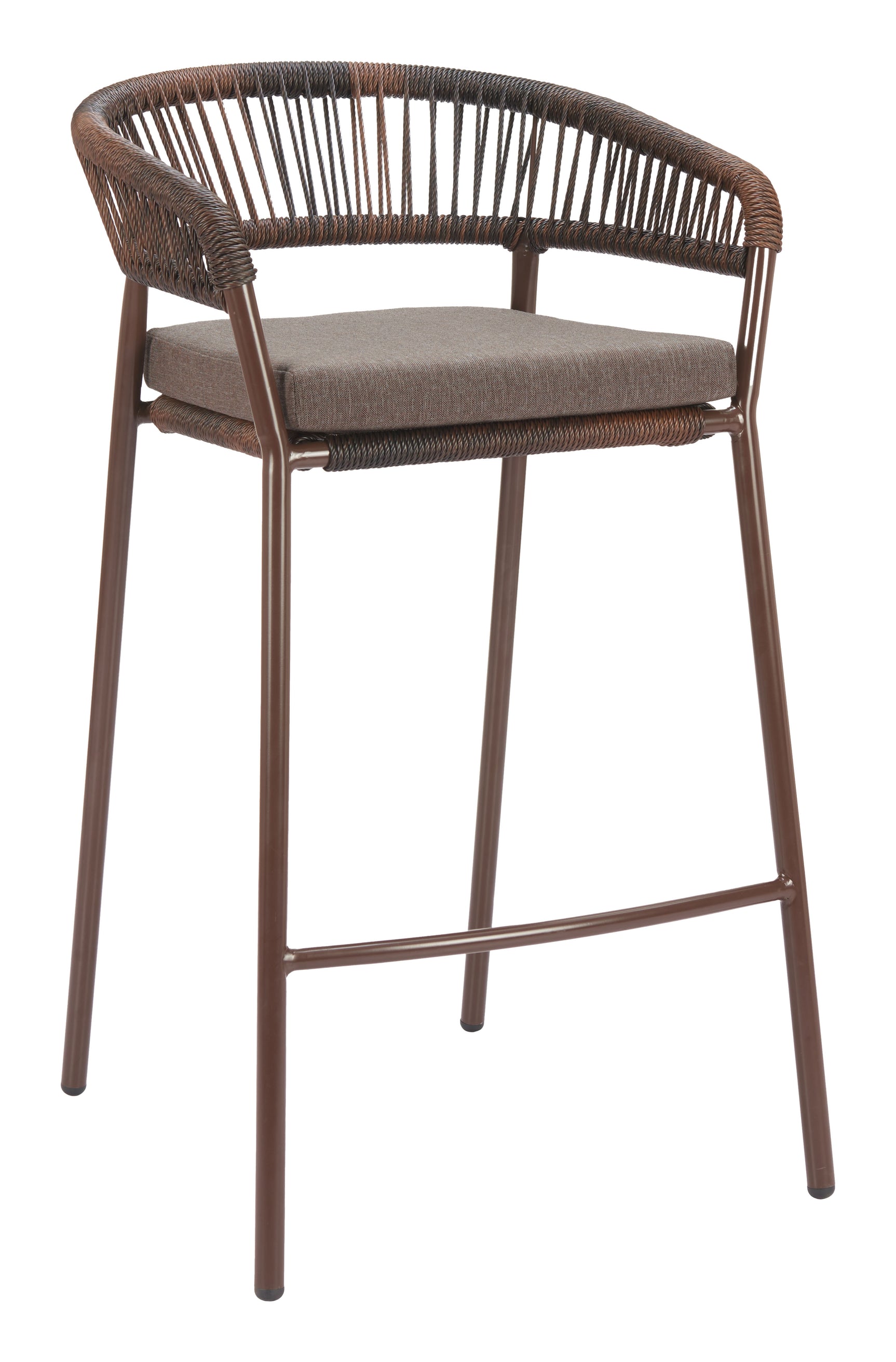 Skye Brown Barstool (Set of 2) - Ornate Home