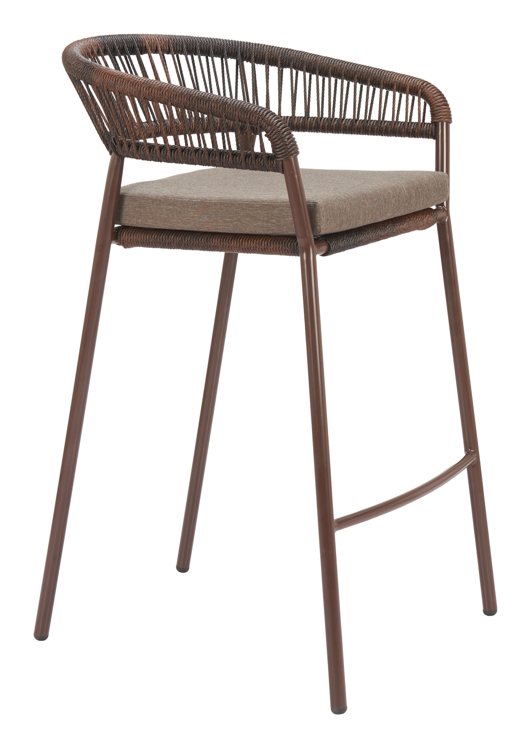 Skye Brown Barstool (Set of 2) - Ornate Home