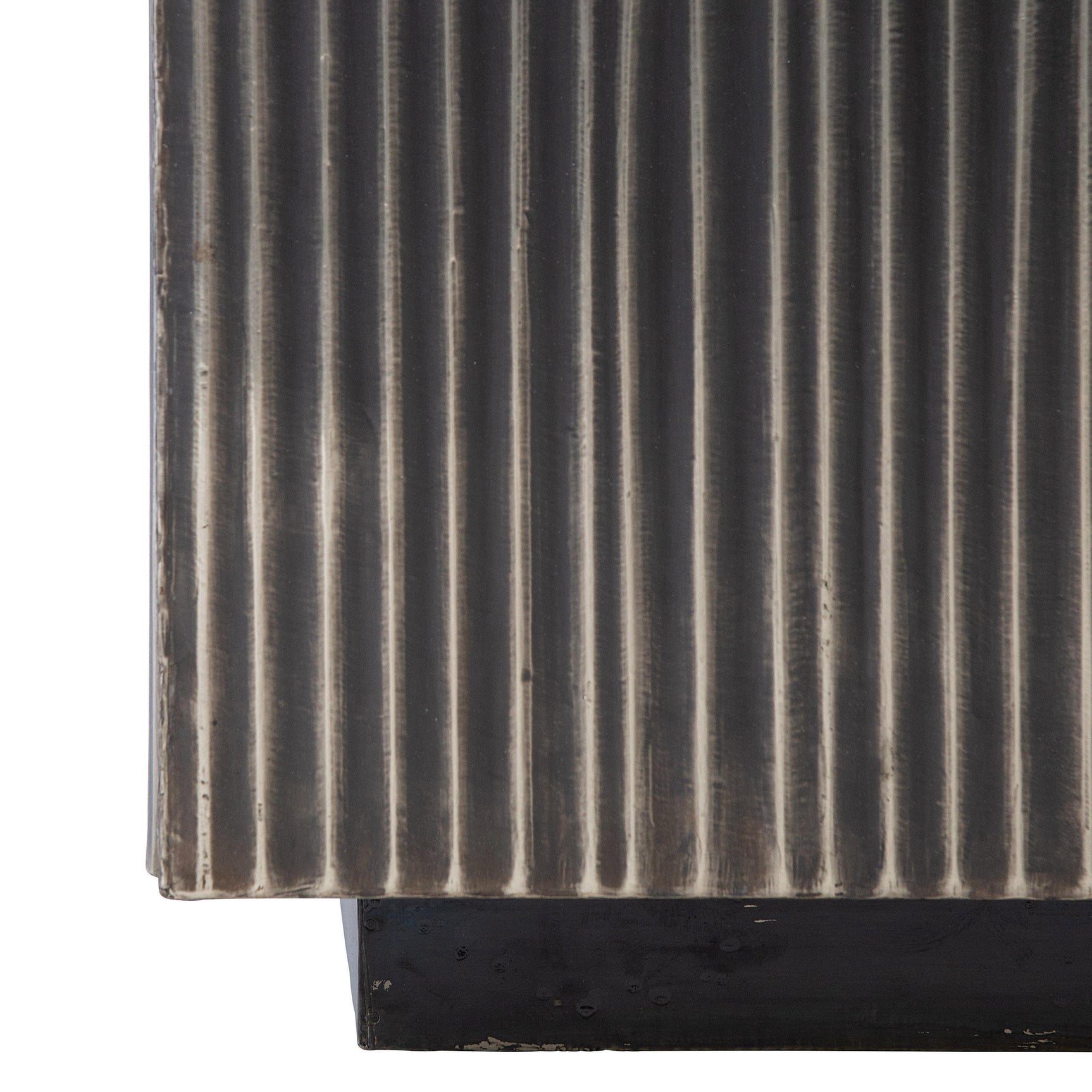 Skylar Antique Silver Door Chest - Ornate Home