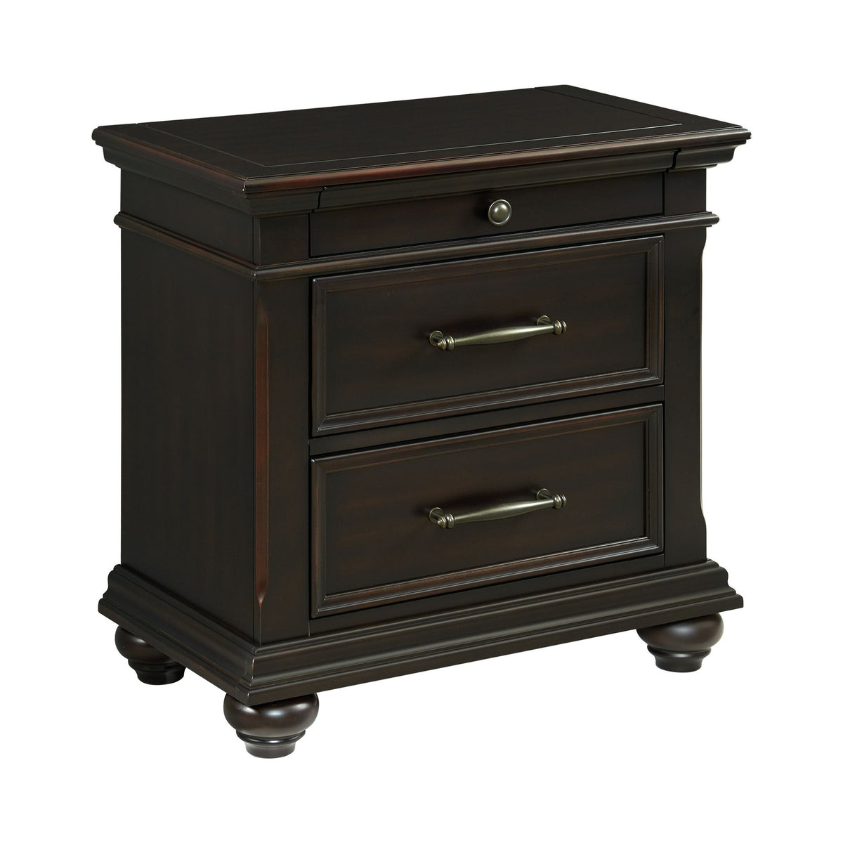 Slater Black 3-Piece Queen Platform Storage Bedroom Set - Ornate Home