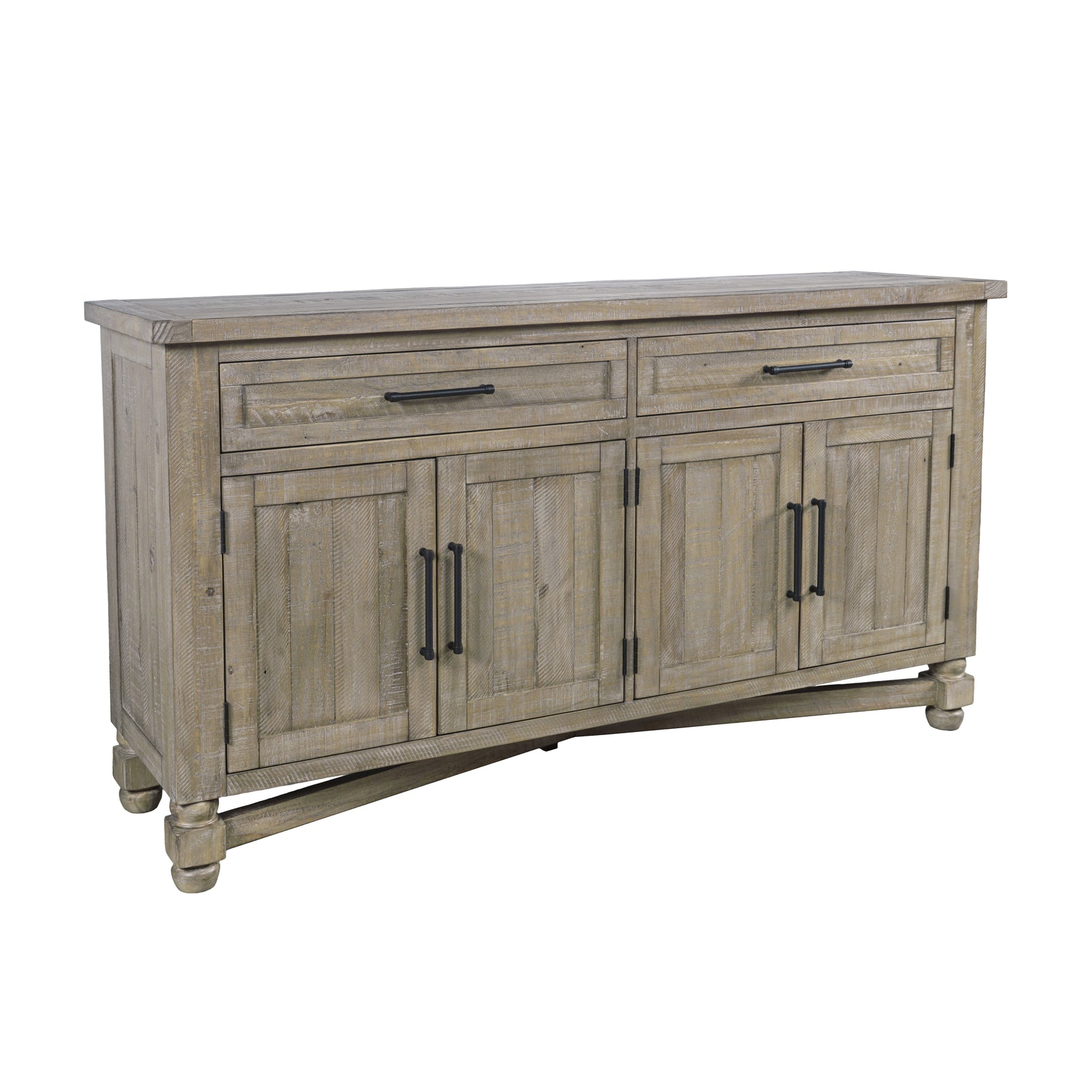 Slater Works Natural 4 Door, 2 Drawer Server - Ornate Home