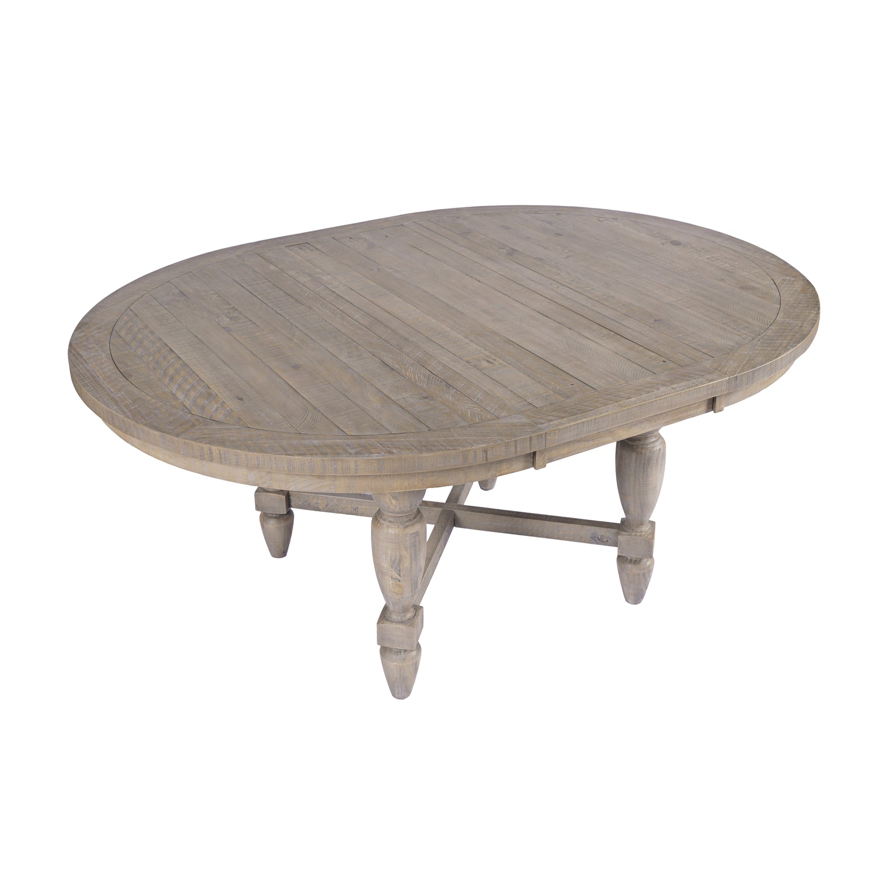 Slater Works Natural 54 - 72 Round to Oval Dining Table - Ornate Home
