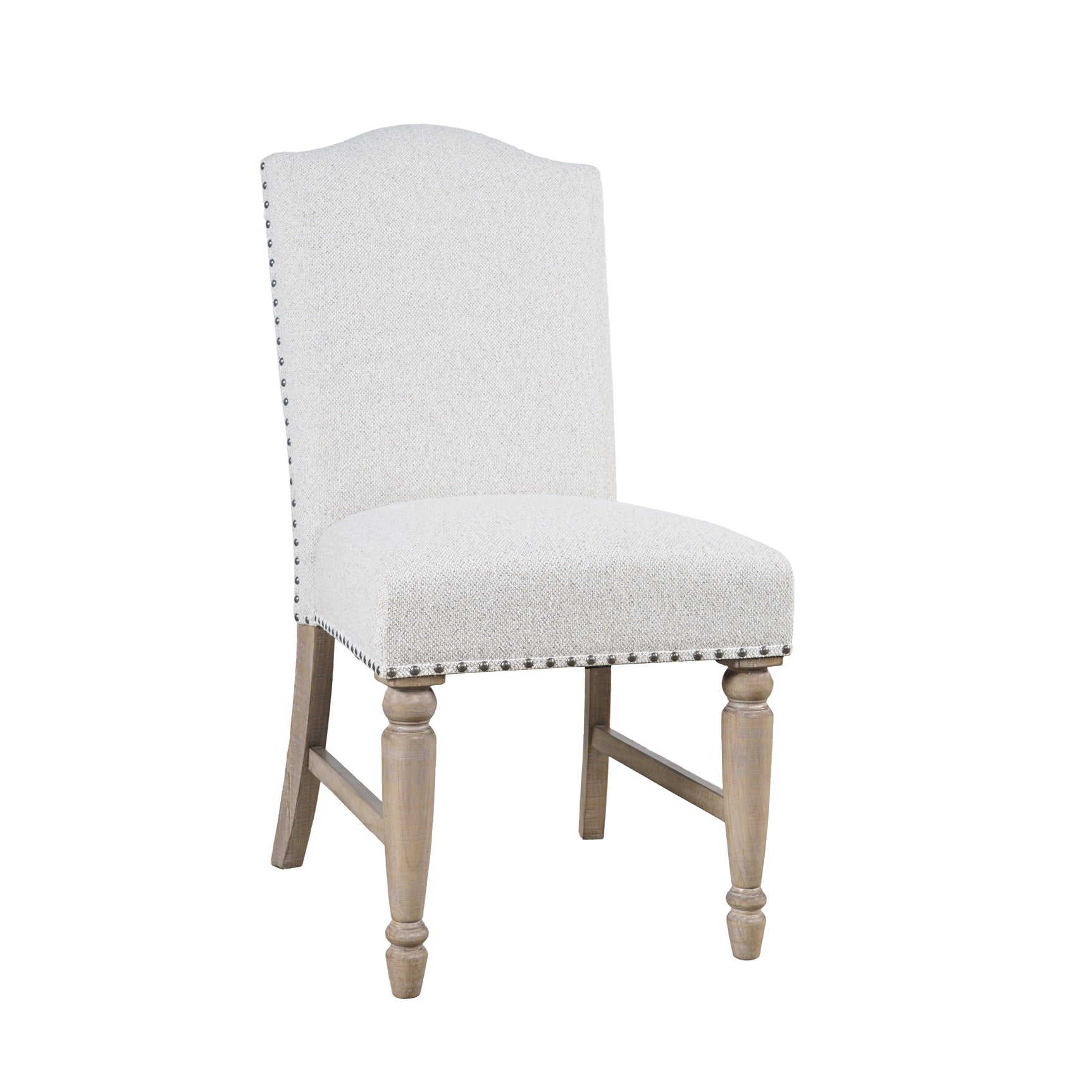 Slater Works Natural/Cream Upholstered Chair (Set of 2) - Ornate Home