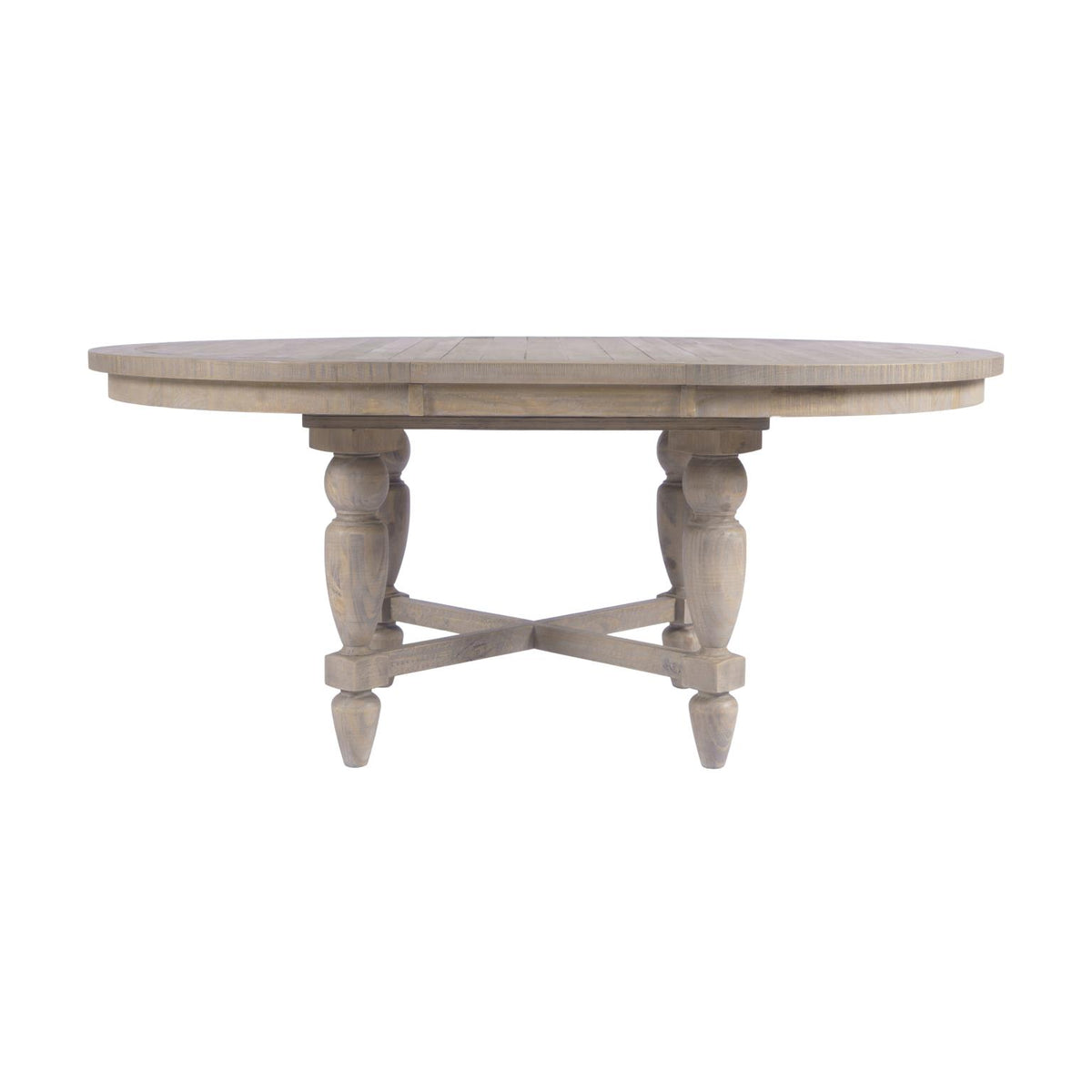 Slater Works Natural Oval Dining Table w/ 4 Ladder Back Chair - Ornate Home