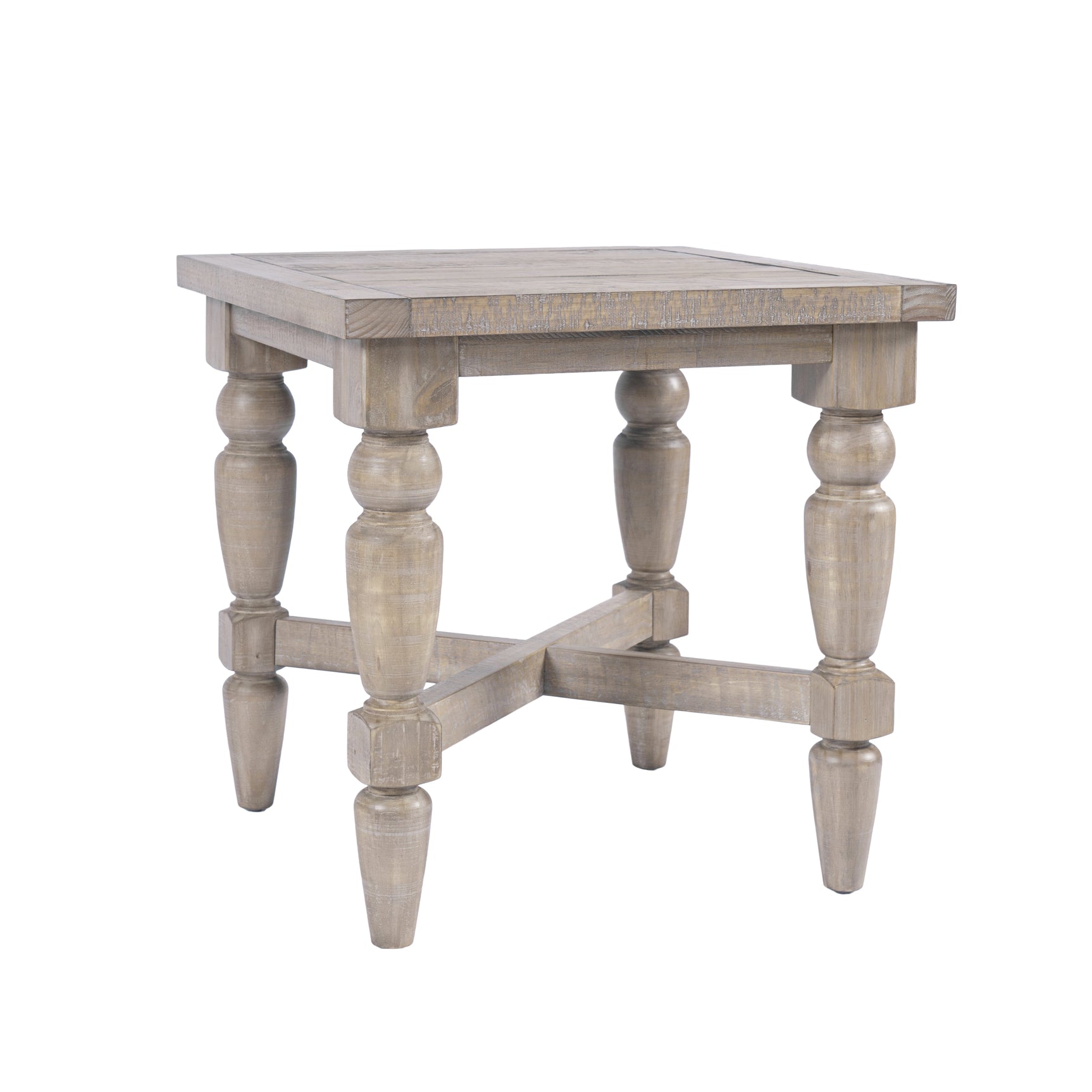 Slater Works Natural Square End Table - Ornate Home