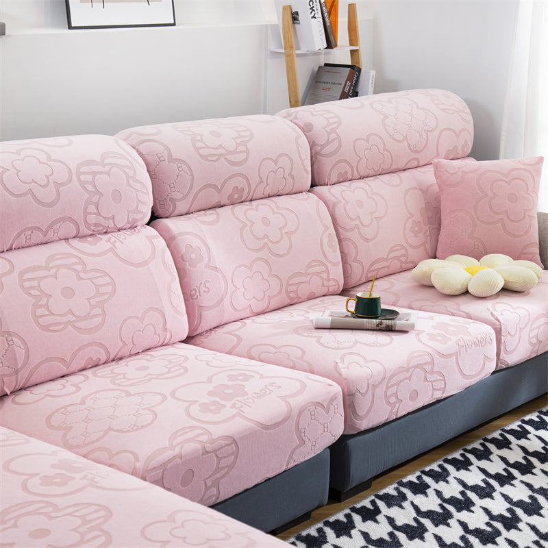 Slipcover KAS Sofa Cover Protector All Season Dustproof and Elastic Sunflower Couch Cushion Cover - Ornate Home