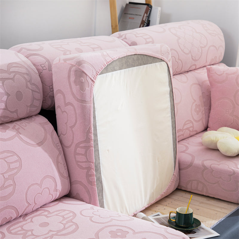Slipcover KAS Sofa Cover Protector All Season Dustproof and Elastic Sunflower Couch Cushion Cover - Ornate Home