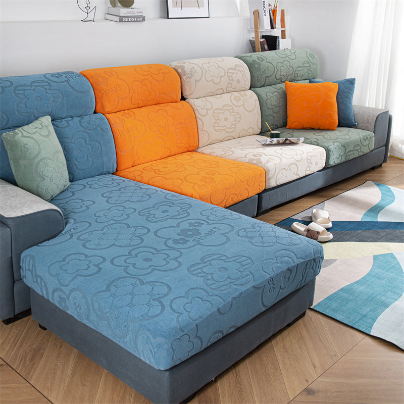 Slipcover KAS Sofa Cover Sunflower Seat Covers Elastic Dustproof Couch Cushion Cover - Ornate Home